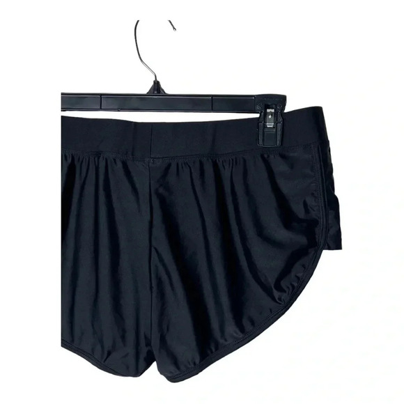 HEAT SOLID BLACK SWIM SHORT BOTTOMS SIZE LARGE NWT - Picture 10 of 11
